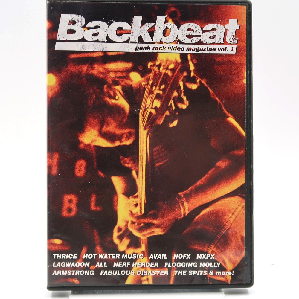 Backbeat Punk Rock Video Magazine Vol 1 DVD NOFX Thrice Flogging Molly 2003